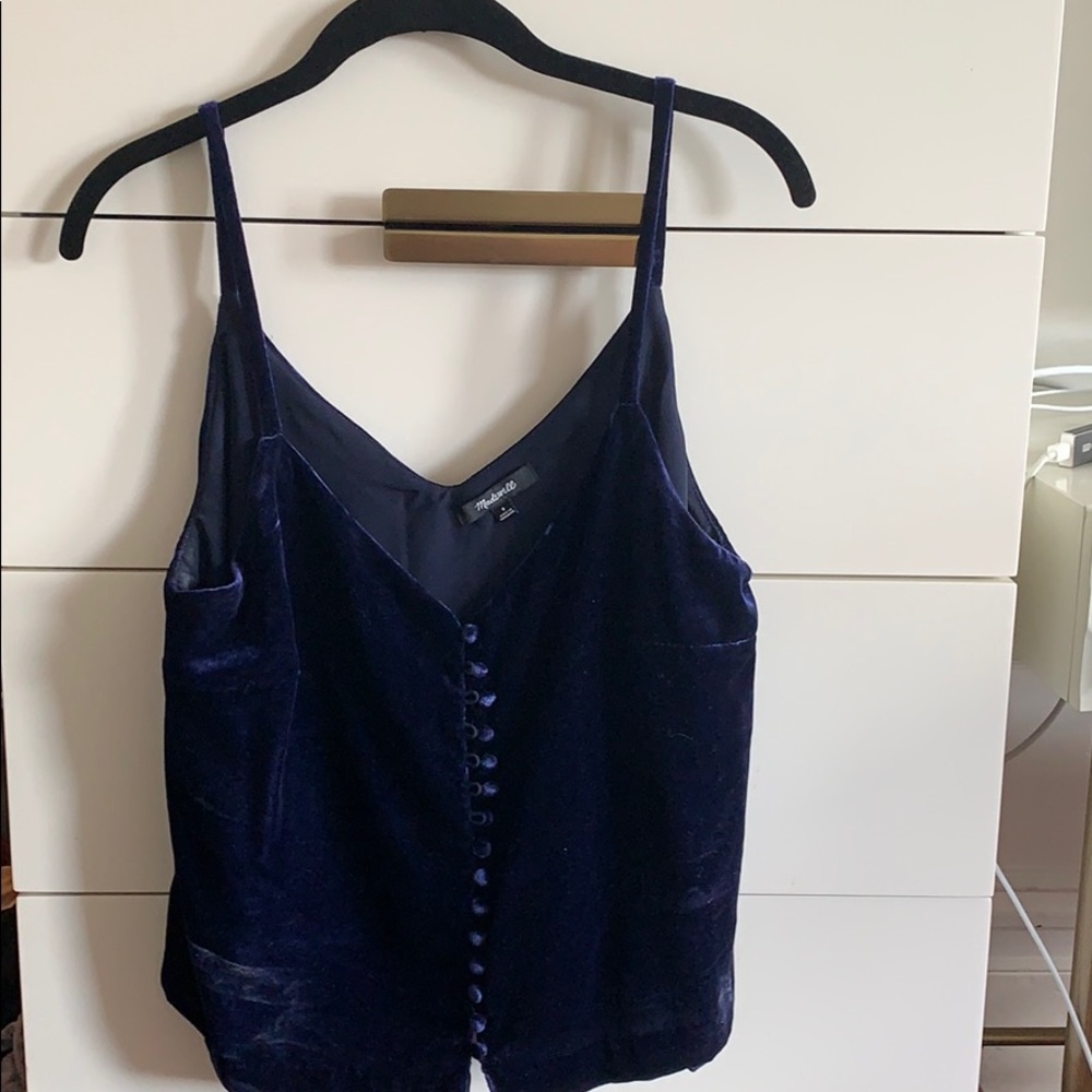Madewell Belvet button down camisole, never worn